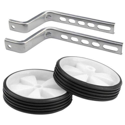 Training Wheels Bicycle Balance Auxiliary Wheel 2Pcs 12-20 Inch Universal Children Kids Bicycle Bike Auxiliary Wheel Accessories: white