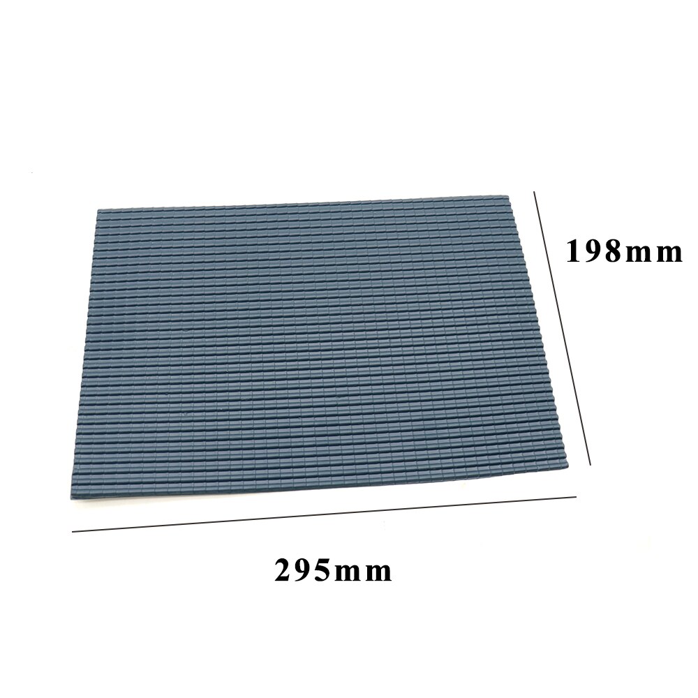 PVC sheet tile roofs HO n scale model building material in size 210x300mm for architecture layout