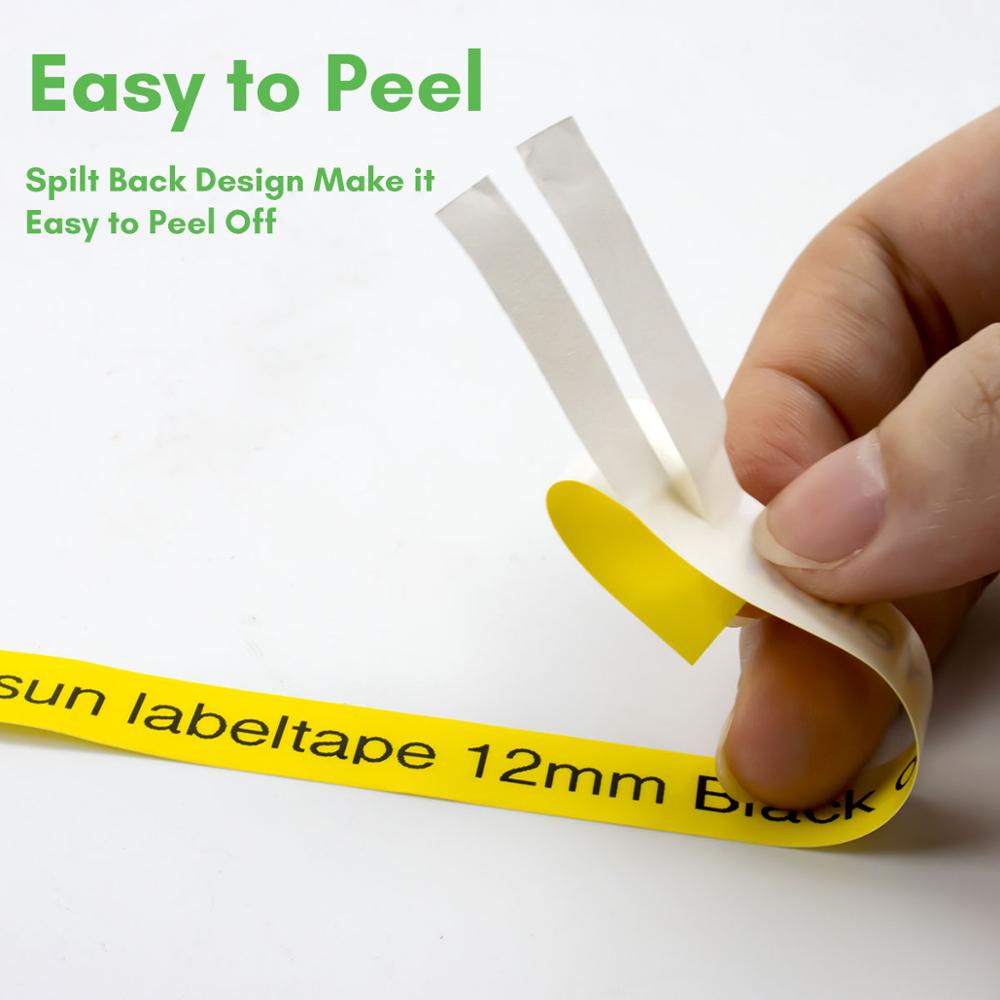 24mm Tape For Dymo D1 Label Tape 53710 53713 53714 53715 53716 53717 53718 53719 Printer Ribbon For Dymo LabelManager 400 450