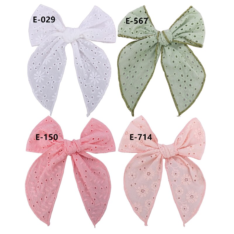 Pinzas para el pelo con lazo de marinero para niña y niña, Clips para el pelo, pasadores, accesorios para el cabello, 4 piezas: Fable Embr 4 pcs