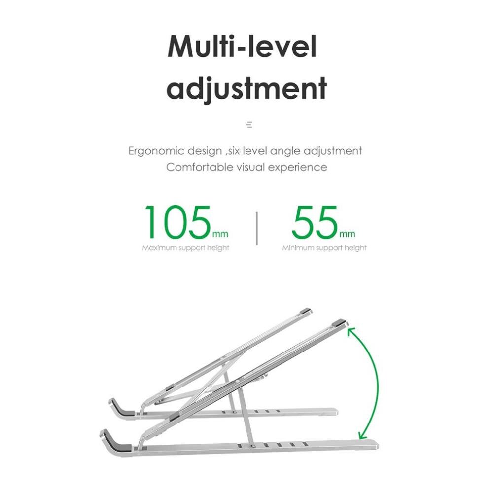 Regulowany składany podstawka robić laptopa antypoślizgowe przenośny laptop uchwyt ze stopu aluminium ambona zeszyt rozpraszanie ciepła uchwyt