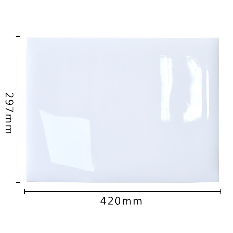 Yibai magnettavle børn  a3 29.7*42cm fleksibelt køleskab køleskab magnetisk whiteboard tegnetavle med gratis