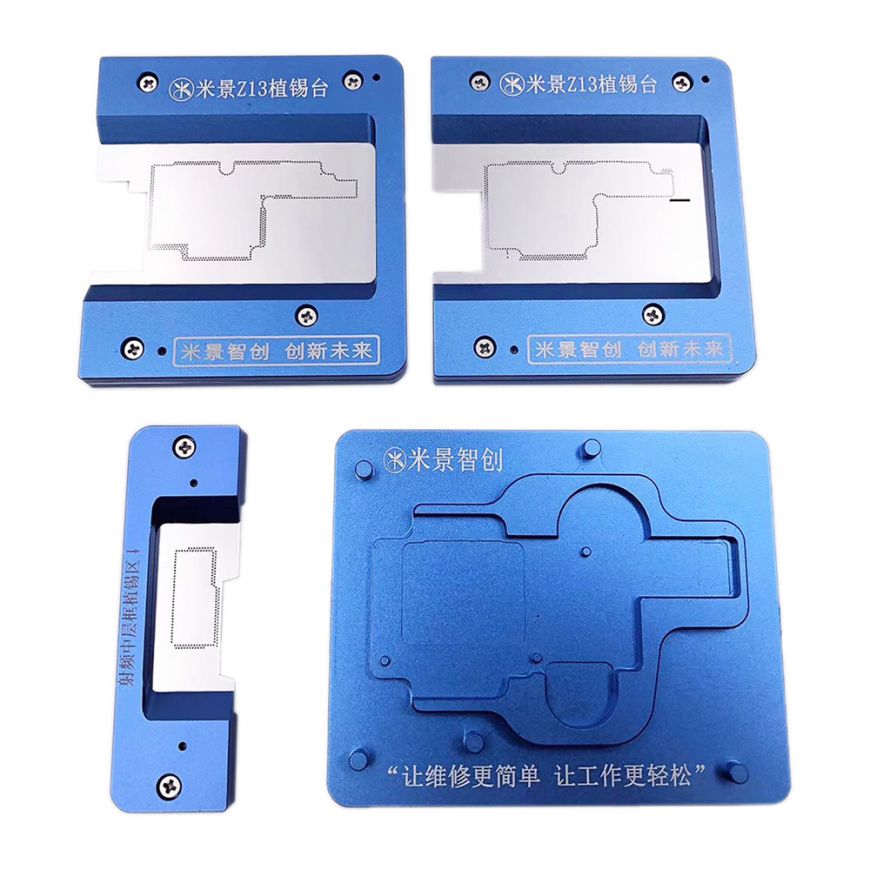 MJ Z13 BGA Reballing Stencil Platform Jig Fixture Holder For IPhone X / Xs / Xs Max