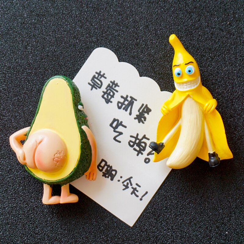 Decorative Refrigerator Magnet Funny Resin Kitchen Fridge Magnets Cute Whiteboard Locker Magnets for Boys and Girls