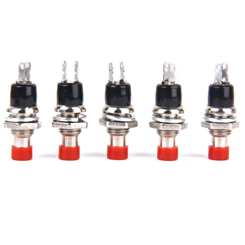 Mini Momentary Push Button Switch for Model Railway Hobby 7mm Pack of 10 Red