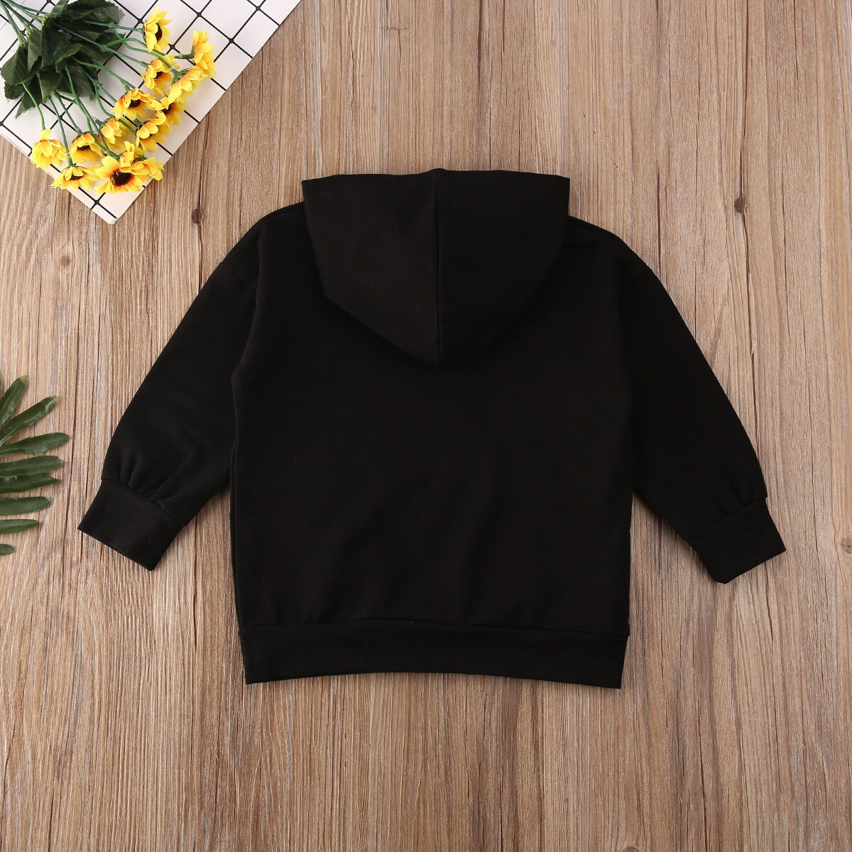 Peuter Baby Meisjes Winter Hooded Kleding Outfits 1-6Y Katoen Brief Print Lange Mouwen Hoodie Top T-shirt Trainingspak