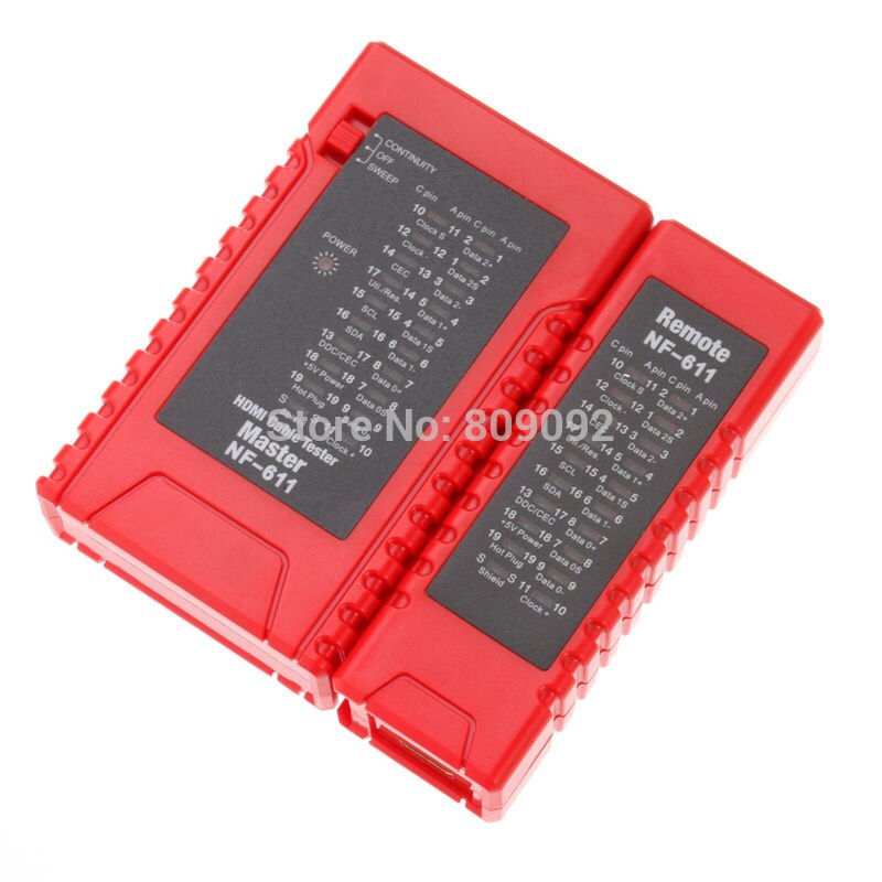 Testeur de câbles HDMI multifonction NF-611, détecteur et testeur de dépannage