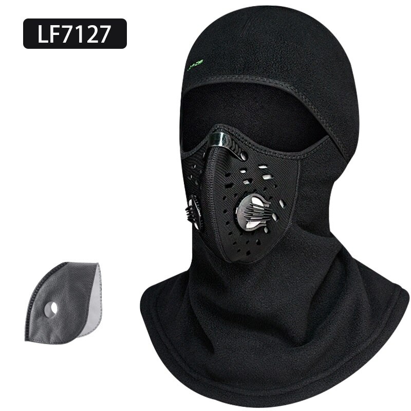 ROCKBROS Warme Vlies Ski Gesicht Maske Snowboard Winddicht Abdeckung draussen Sport Schal Sturmhauben draussen Sport Headwear Radfahren Maske: LF7127