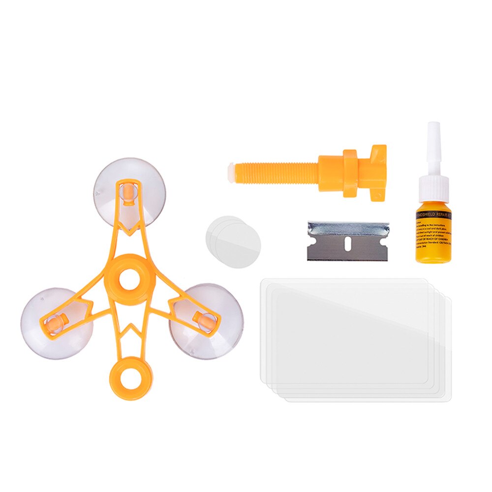 Reparatiegereedschap voorruit reparatieset diy autoruit glas krassen barsten herstellen autoruit polijsten hars sealer kit