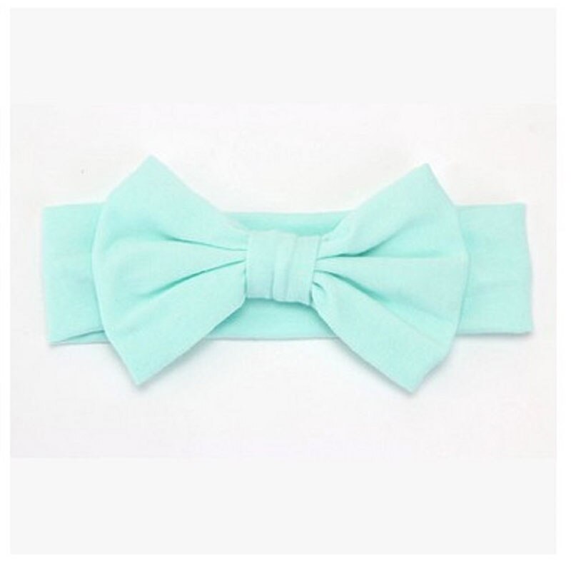 Toddler Girls Kids Headband Baby Girl Big Bow Hairband Headband Stretch Turban Knot Baby Turbans Accessoire red yellow: E