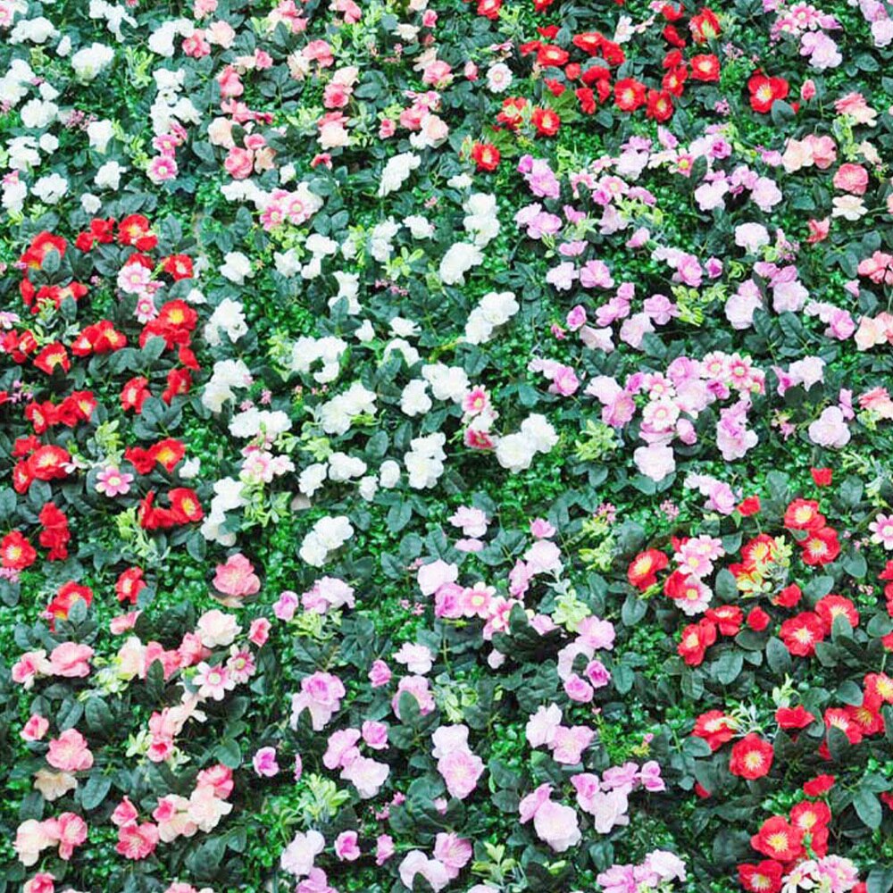 DIY Wedding Flower Wall Arrangement Supplies Silk Artificial Flower Row Decor Wedding Backdrop