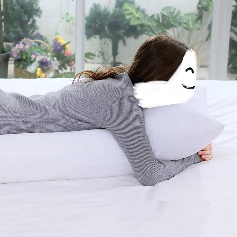 Grand coussin de corps intérieur blanc, oreiller Long, dessin animé Dakimakura, rectangulaire, Otaku, pour la maison, la chambre à coucher, literie blanche