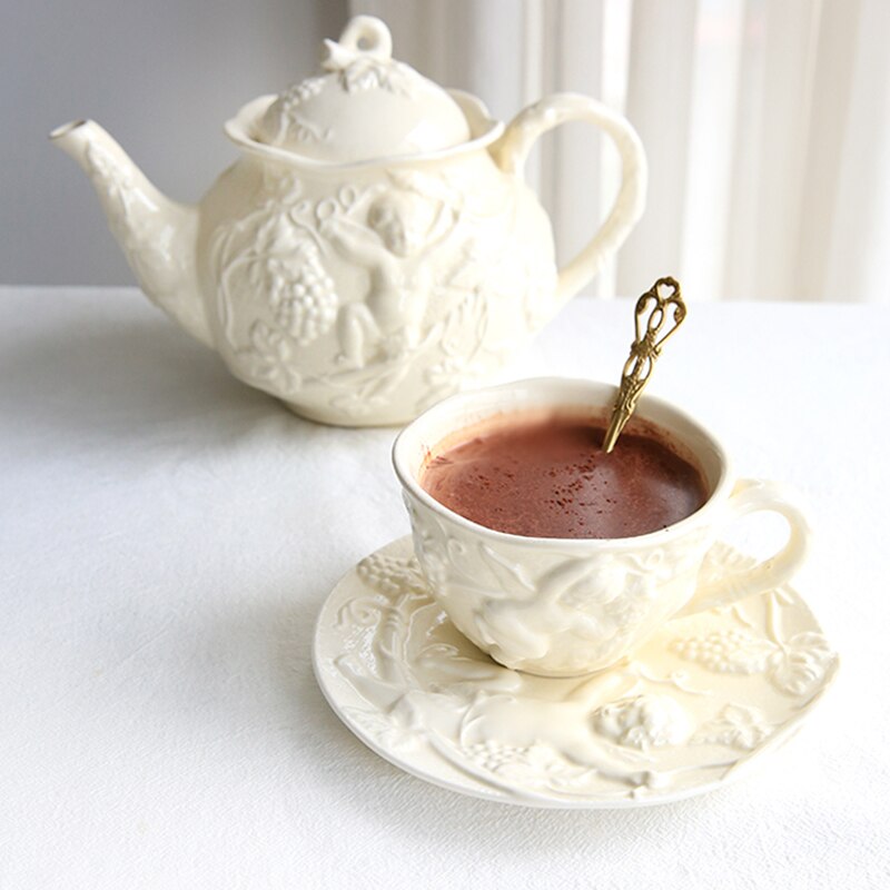 Tasses à expresso en céramique, Service à café Original, Service à thé anglais, Service à thé en porcelaine, tasses et soucoupes en céramique