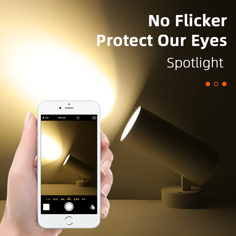 Led-spotlight i tak med 110-265v spotlights, dimbar led-downlight i tre färger, 12w/20w spotlights, hembelysning för kök