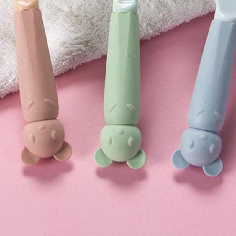 1Pc Cartoon Konijn Massage Detangling Hair Brush Hoofdhuid Haar Kam Detangling Borstel Voor Haar Borstel Meisje Kind Willekeurige Kleur