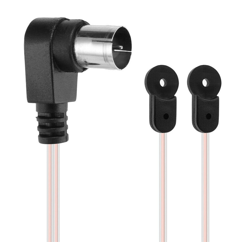 FM Antenna 75 Ohm F Type Male Plug for Home Radio Stereo Signal Receiver Aerial Indoor FM Dipole Antenna
