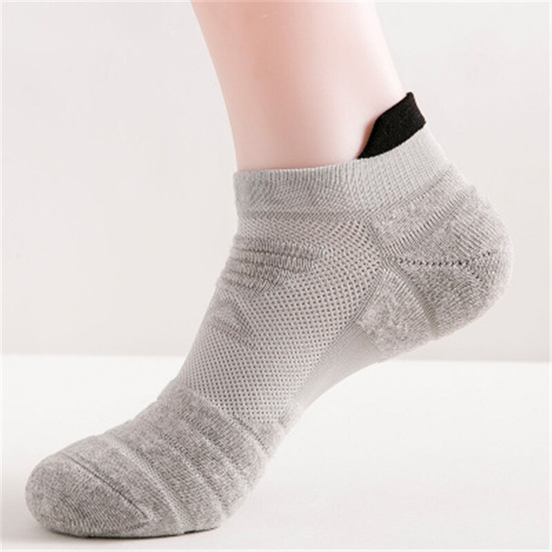 Calcetines Evobak para hombre y mujer hasta la rodilla con letras suaves transpirables para ciclismo, existencias para Fitness, baloncesto, fútbol, calcetines para gimnasio, tamaño libre: Gray
