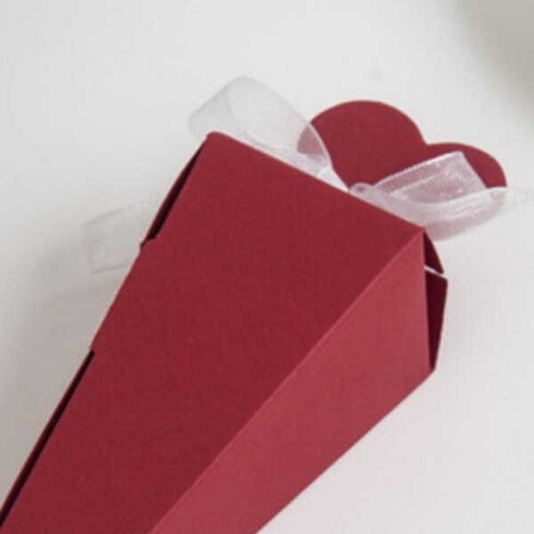 Ijs Tip Cone Triple-gedreven Snoep Doos Pack met Hand Ceremonie Bruiloft Doos