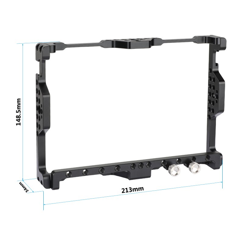 Kimrig Liliput H7 H7S 7 Inch 4K Monitor Kooi Kit Beschermende Armor (Exclusief Gebruik) met 1/4 &quot;Montage Punten &amp; Schoen Mounts
