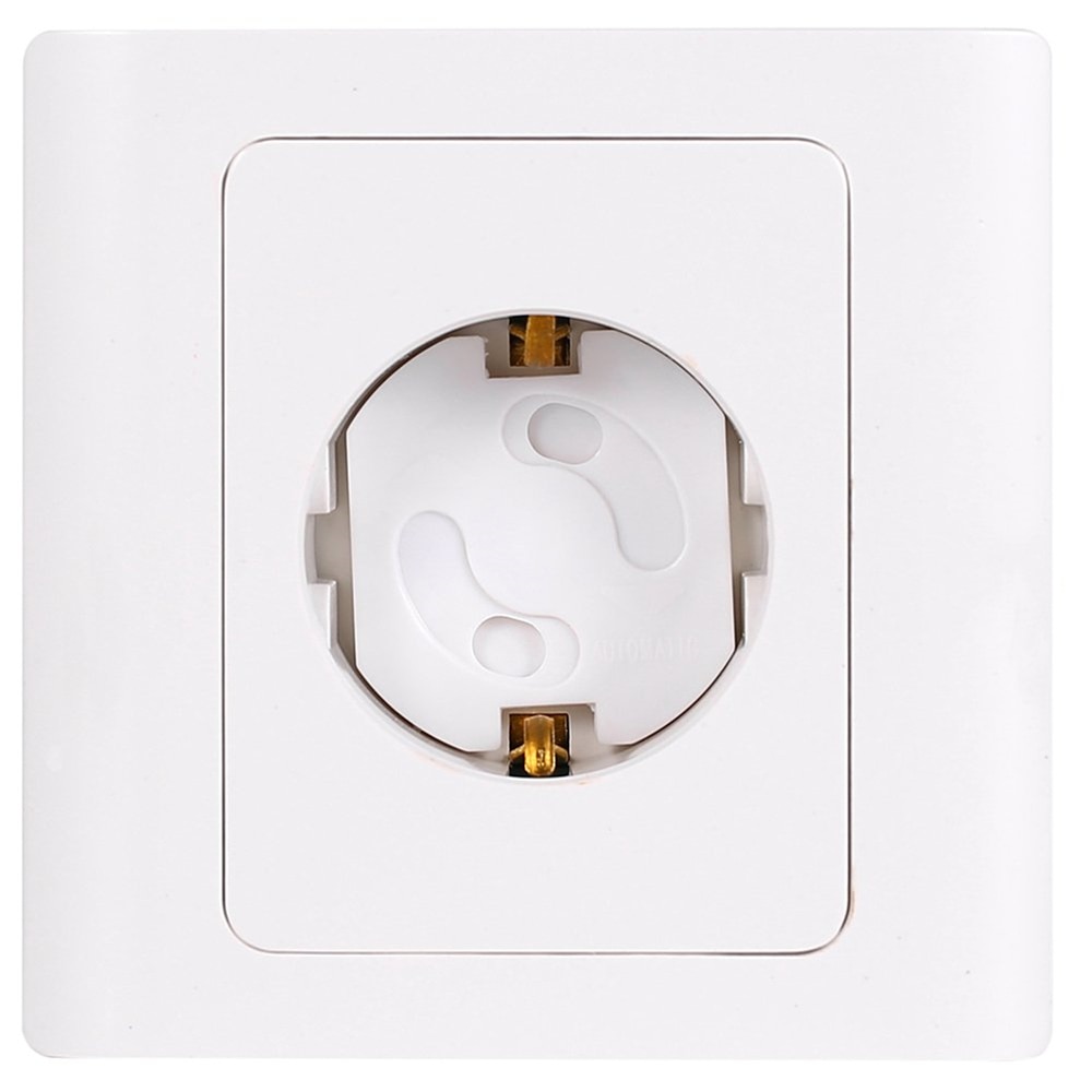 ABS plastic Socket Protectors Baby Veiligheid Stopcontact Cover Anti Elektrische Schok Voor EU Stopcontacten Wit