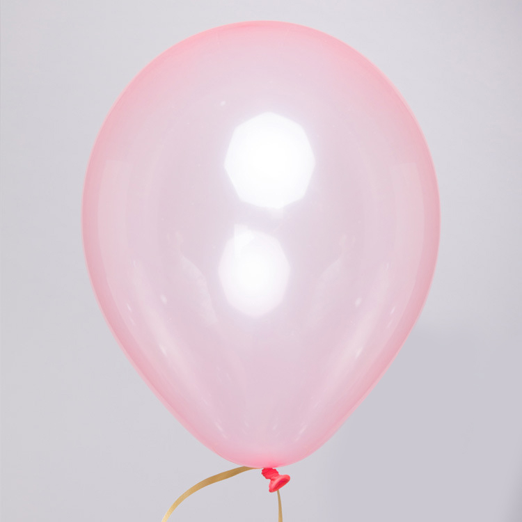 Globos de látex transparentes de colores, globos de burbujas de cristal de 10 pulgadas, decoración para de cumpleaños, boda, verano, 20 unids/lote: pink