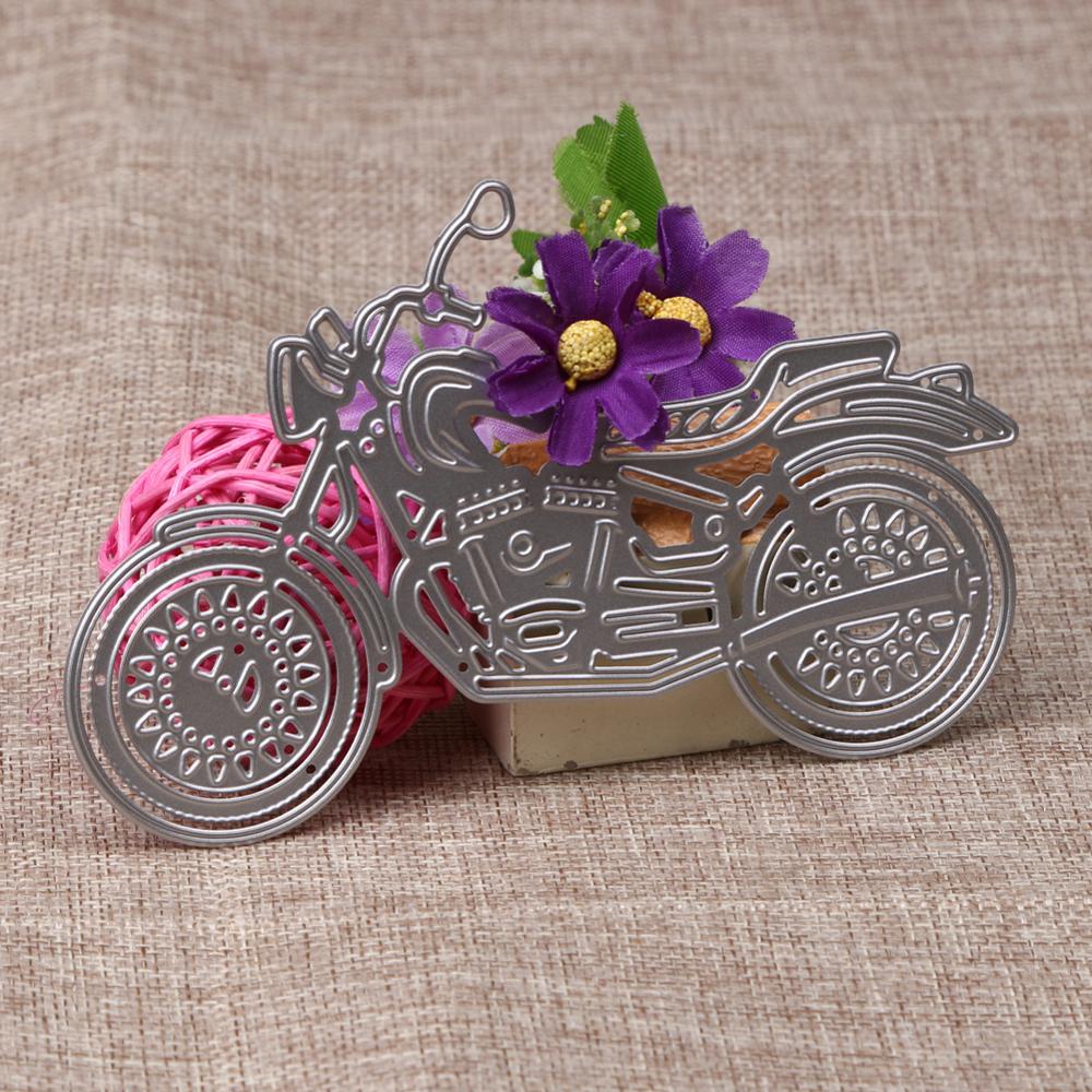 DIY Metal Cutting Dies Stencil For Scrapbooking Lovely Bike Bicycle Paper Card Album Photo Craft Art Embossing Cutting Dies: 13.5x8cm