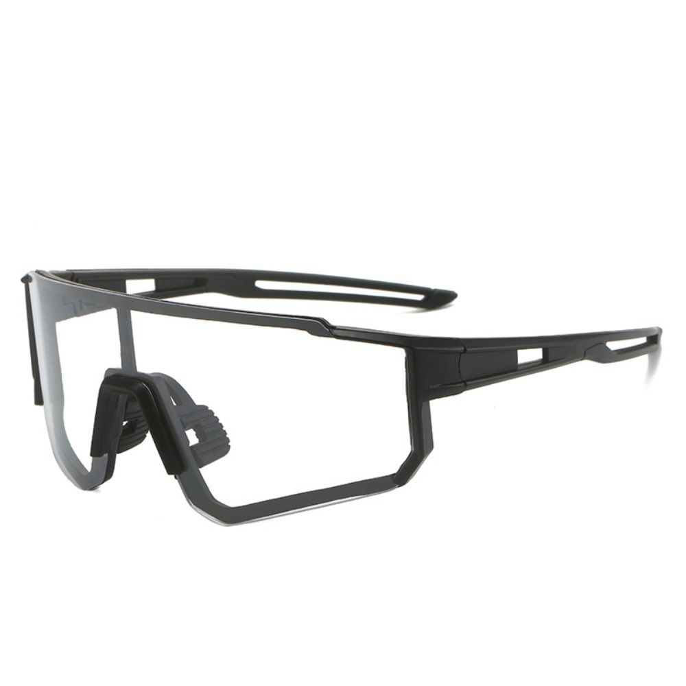 Uv400 cykelsolglasögon personliga hd-linser vintage uv-resistenta cykelglas överdimensionerade vindtäta utomhussportglasögon motocross: Lila