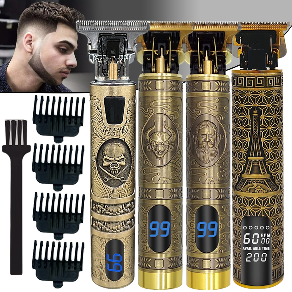 Máquina de corte de cabelo elétrico cortador de cabelo barbeiro para máquina de corte de cabelo masculino cortador de cabelo clippers para homens barbeador 3