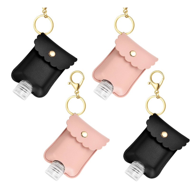 Travel Bottle sleutelhanger kan vullen Dichte lege container 30ml Hand Sanitizer 8 stuks