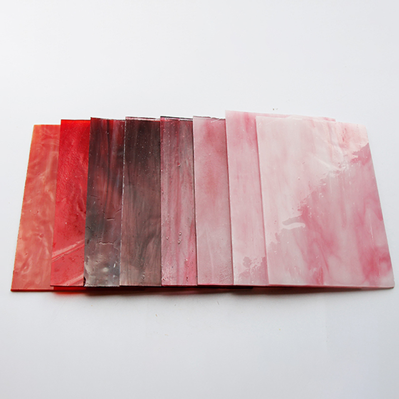 Vierkante glasmozaïektegels transparant gekleurd mozaïekstuk diy mozaïek maken stenen voor ambachtelijke hobby kunst wanddecoratie