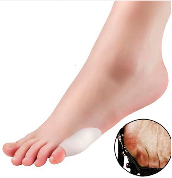 manchon d'orteil avec petit pouce Silicone Gel épandeur d'orteil griffe marteau Bunion Hallux Valgus haut talon soulagement de la douleur coussins