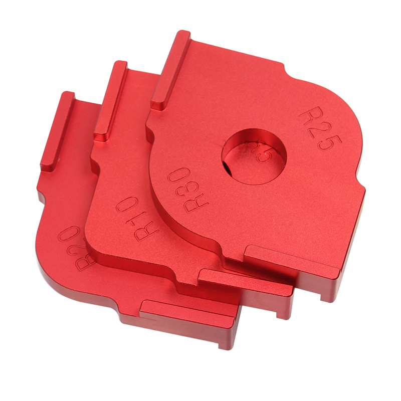 Wood Panel Radius R Plate Quick-Jig Router Table Bit Corner Jig Trimming Machine Engraving Machine Round Corner Template R5-R30