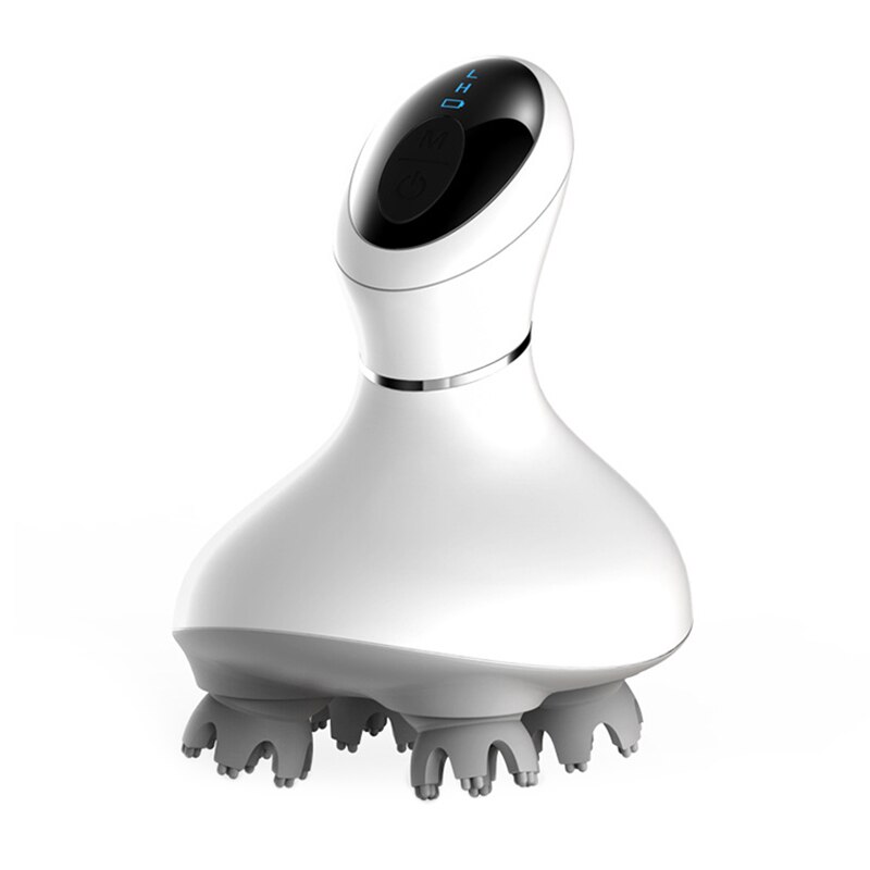 Smart Head Massager Vibrerende Massage Voor Hoofd Timing Controle Vier Siliconen Klauwen Wassen Haar 3D Elektrische Scaple Massage Speelgoed