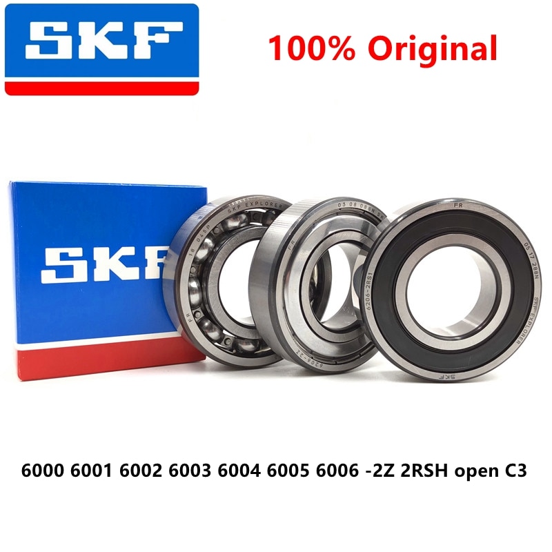 10pcs original sweden SKF high speed bearing 6000 6001 6002 6003 6004 6005 6006 -2Z 2RSH ZZ -2RS1 C3 deep groove ball bearings
