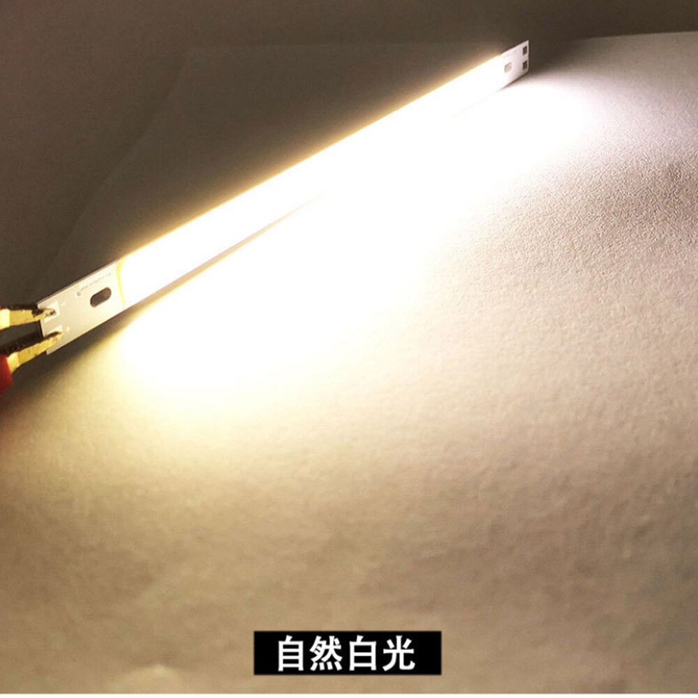 200 x 10mm lange strip cob lichtbron led lichtstrip 10w highlight 12v rood groen blauw wit licht 20cm: Natuurlijk wit