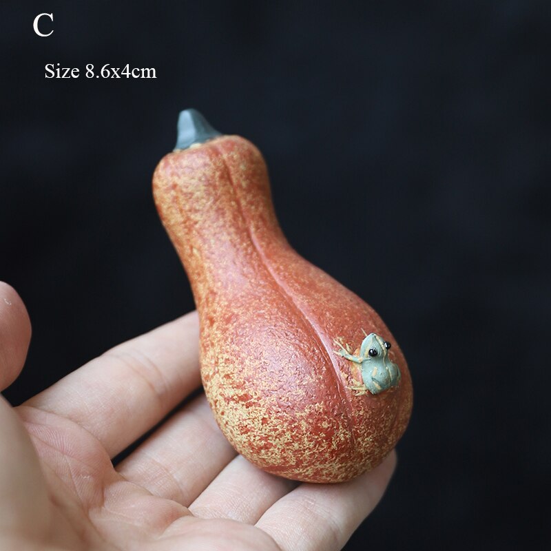 LUWU purpurowa glina czajniki herbata dyniowa zagraj w herbata akcesoria: styl C