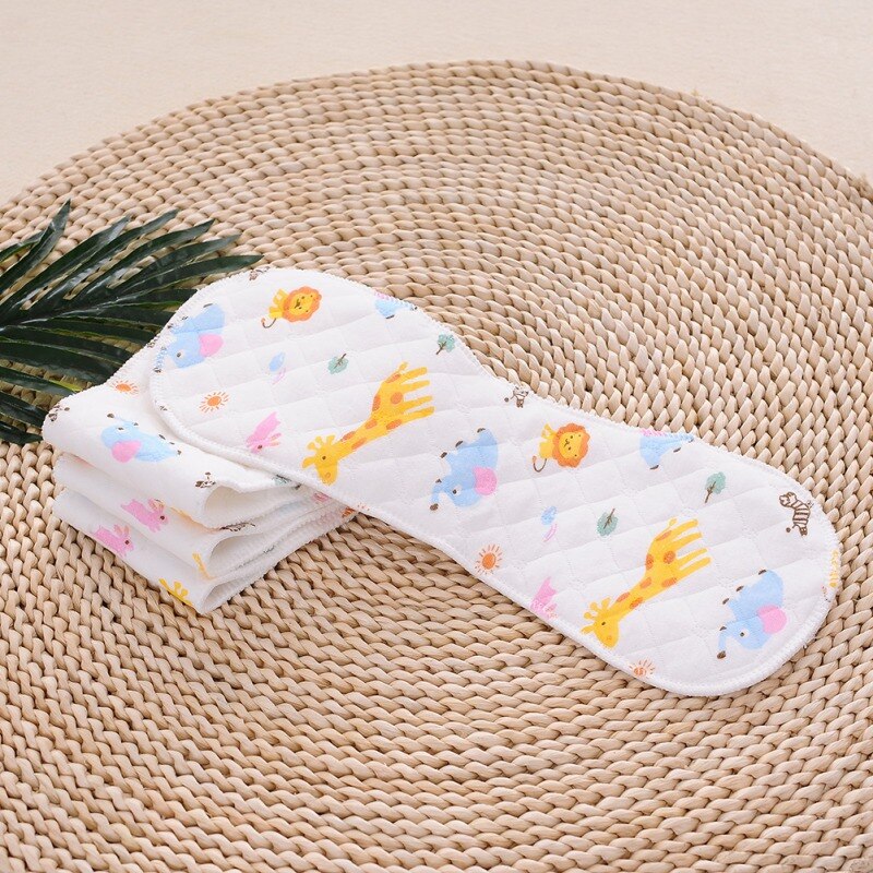 Cotton Material Baby Cartoon Animals Printed Diaper Six Layer Bamboo Eco Comfortable Random Pattern Diapers Nappy Baby Product