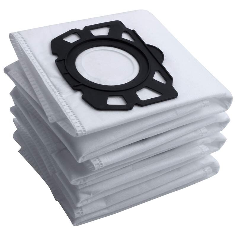 5 Pz Aspirapolvere Panno Sacchetto Di Polvere Lavabile Sacchetto Filtro Per Karcher Sacchetti Filtro In Pile Per VC 2 VC6100 VC6 200 VC6300 6.904-329.0 - Foto 3