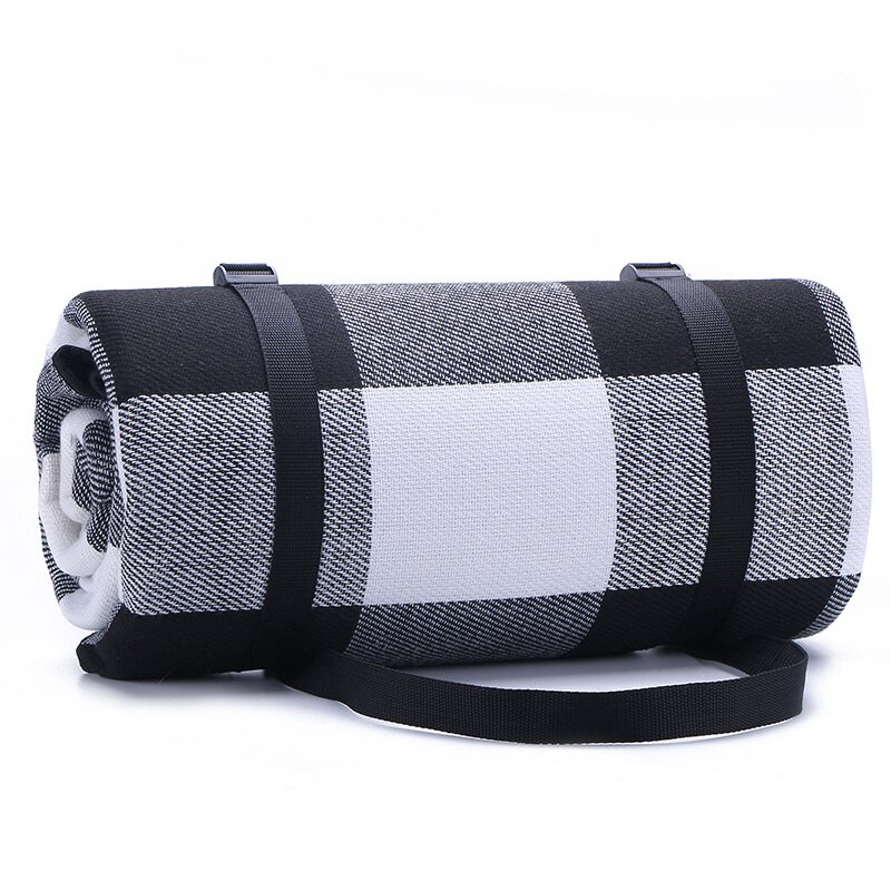 Multi size stor picknickfilt utomhus camping strandmatta 4mm extra svamp hopfällbar tpu vattentät bärbar tältmark: 8 / 200 cm x 150cm