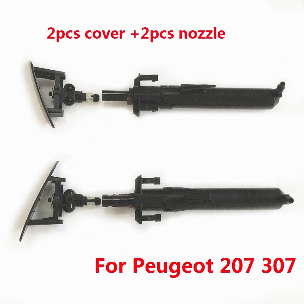 CAPQX Für Peugeot 207 307 Für Citroen C4 Vorderseite Scheinwerfer scheinwerfer Waschanlage Düse Abdeckung sprühen Jet Deckel Gehäbenutzen Haus Hülse