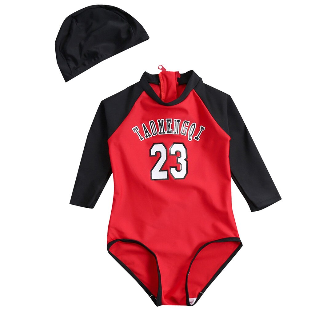 Kids Badpak Baby Boy Meisje Brief Een Stuk Badpak Grandado