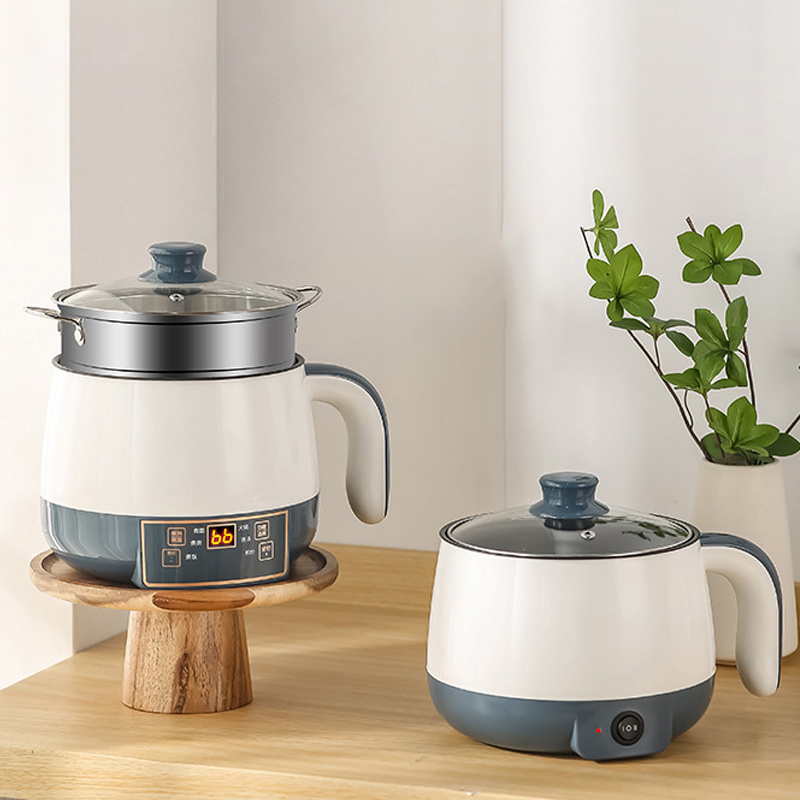 Multicooker-olla eléctrica antiadherente para el hogar, olla arrocera pequeña de 1.7L, electrodomésticos de cocina para 1 o 2 personas