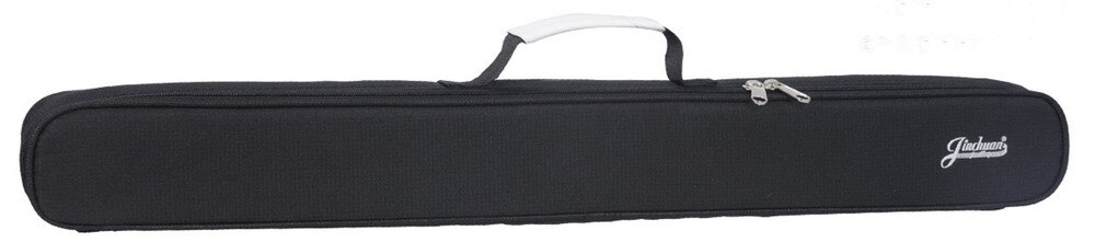 71cm bärbara tåliga bambu flöjtväska fodral mjuk gig vadderad lock box ryggsäck rymmer 4 st: Svart
