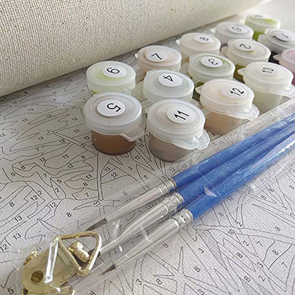 Frame Sunflower DIY Painting By Numbers Acrylic Paint By Numbers Modern Wall Art Picutre Handpainted Oil Painting Arts #25