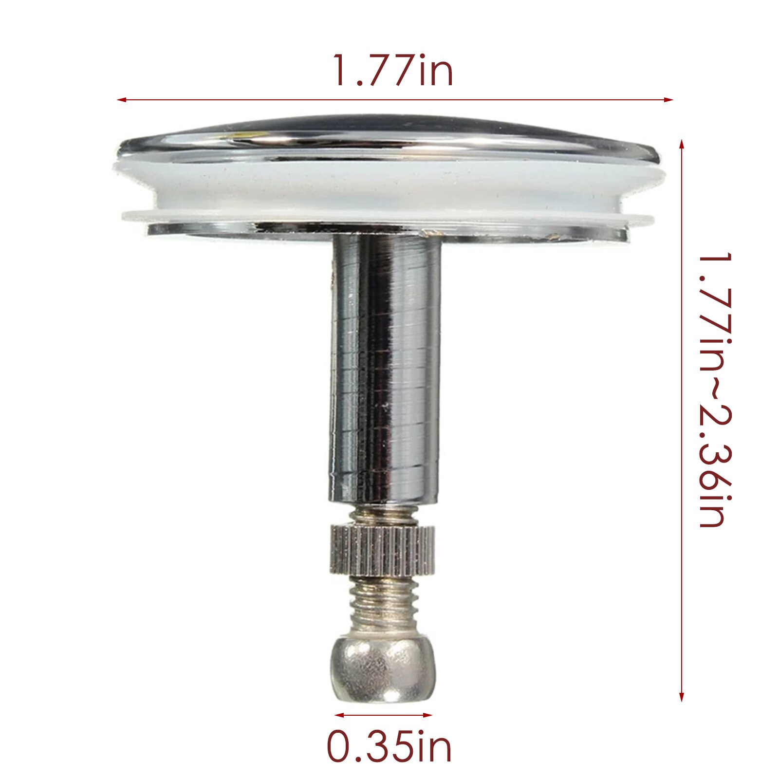 45mm Badewanne Stecker Bad Pop Up Abfall Stecker Küche Waschbecken Wasser Filter Bad Ersatz Badewanne Ablassen Sieb Bad Zubehör: Diameter 45MM