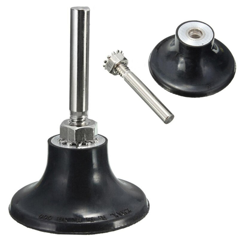 Soporte de almohadilla de disco N0HB, adaptador de cambio rápido, 1 Juego de discos de lijado mejorados, soporte de 1/2/3 pulgadas para pulir herramientas giratorias redondas