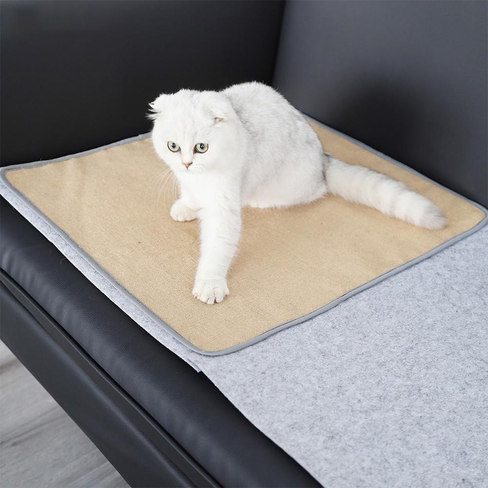 Tappetino antigraffio per gatti domestici copridivano in sisal naturale copridivano per mobili sedia divano gatto gattino tappetino forniture per animali domestici