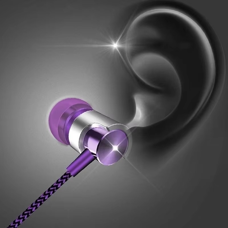 3,5 mm kabelgebundener In-Ear-Kopfhörer, In-Ear-Kopfhörer mit Geräuschunterdrückung, ergonomisches , HiFi-Stereo-Sportmusik-Kopfhörer für Mobiltelefone