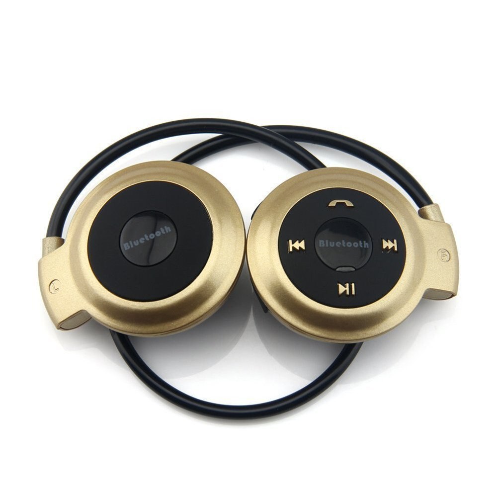 NVAHVA MP3 Spieler Bluetooth Kopfhörer, Drahtlose Sport Headset MP3 Spieler Mit FM Radio, Stereo Kopfhörer TF Karte MP3 Max zu 32GB