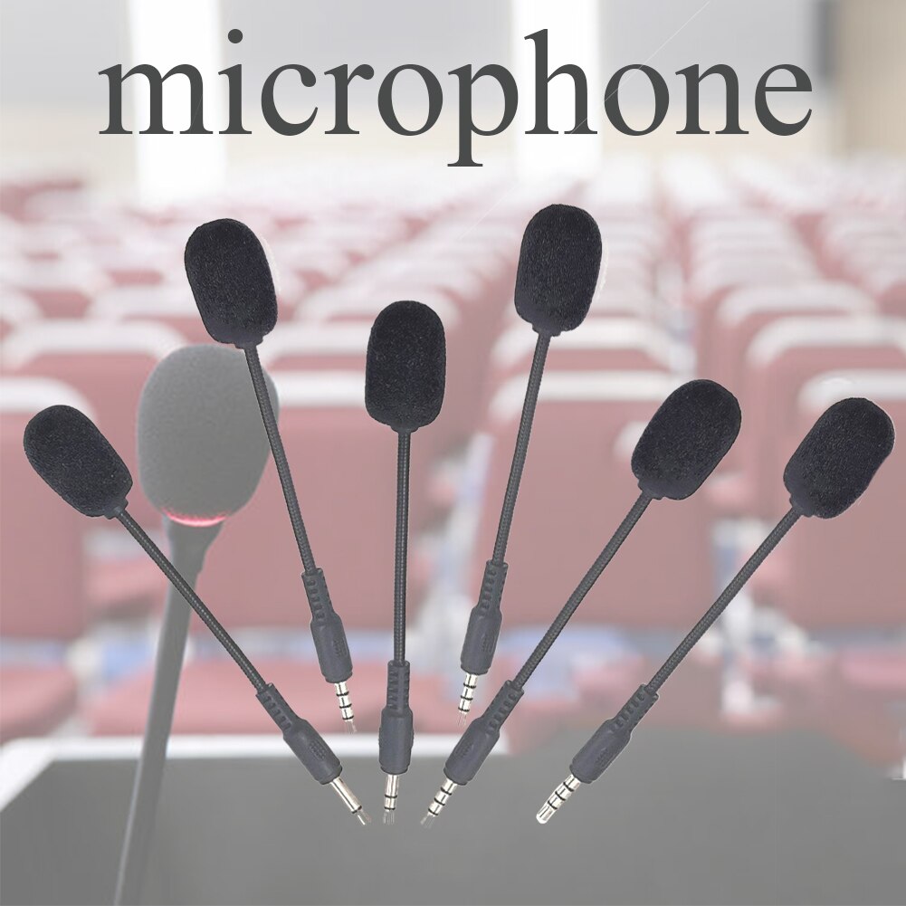 Studio Interview Goose Neck Microphone Easy Apply Practical External Full Directional Portable Speech Direct Plug 3.5mm